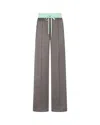 Serena Bute Satin Relaxed Jogger With Zip Pockets - Charcoal