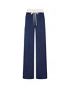 Serena Bute Satin Relaxed Jogger With Zip Pockets - Dark Navy