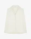 Serena Bute Satin Revere Collar Shirt