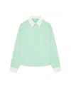 Serena Bute Satin Serena Shirt - Mint