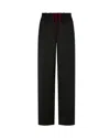 Serena Bute Satin Stripe Utility Jogger - Black In Black