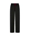 Serena Bute Satin Stripe Utility Jogger - Black