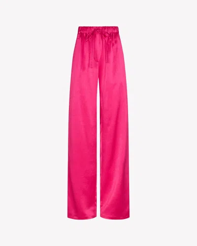 Serena Bute Satin Tapered Jogger In Multi