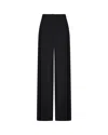 Serena Bute Serena Trouser With Georgette Trim - Black In Black