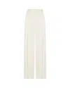 Serena Bute Serena Trouser With Georgette Trim - Cream