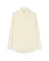 Serena Bute Silk Classic Shirt - Cream