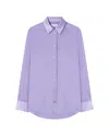 Serena Bute Silk Classic Shirt In Purple