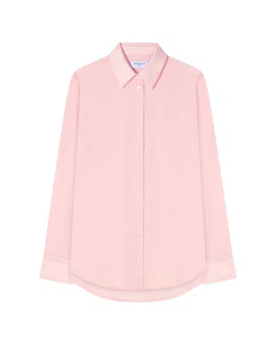 Serena Bute Silk Classic Shirt - Pale Pink