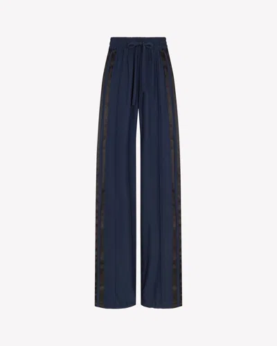 Serena Bute Silk Icon Jogger In Navy