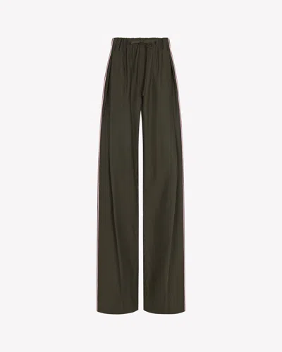 Serena Bute Silk Relaxed Jogger In Green