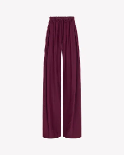 Serena Bute Silk Relaxed Jogger In Purple