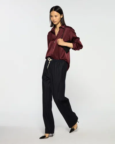 Serena Bute Slim Leg Jogger In Black
