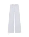 Serena Bute Striped Cropped Jogger In Blue