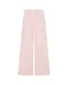 Serena Bute Striped Cropped Jogger In Pink