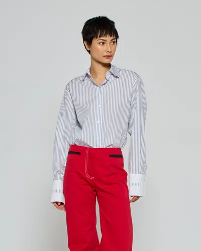 Serena Bute Striped Oversized Shirt '25
