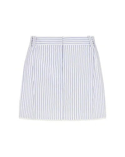 Serena Bute Striped Serena Mini Skirt - Navy/white