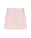 Serena Bute Striped Serena Mini Skirt - Red/white