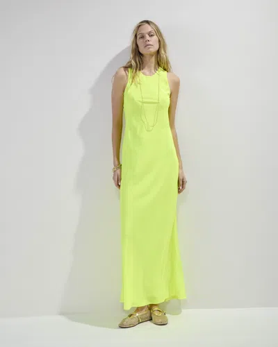 Serena Bute Tank Dress In Yellow