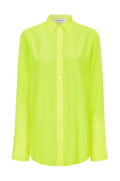 Serena Bute Oversized Shirt In Green