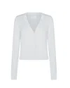 Serena Bute V-neck Semi Cropped Cardigan