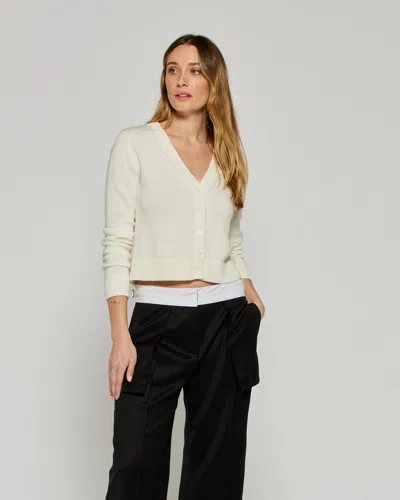 Serena Bute V-neck Semi Cropped Cardigan
