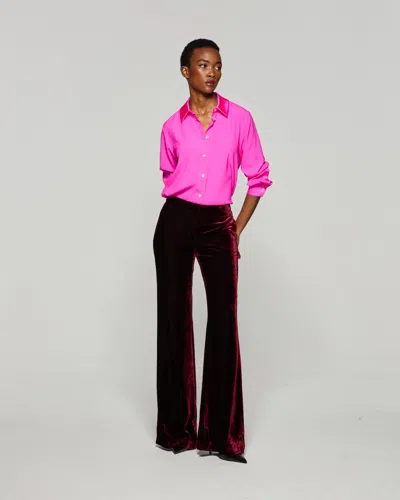 Serena Bute Velvet Flare Trouser