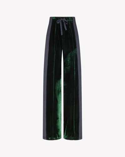 Serena Bute Velvet Jogger In Black