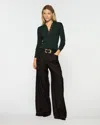 Serena Bute Wide Leg Jean In Brown