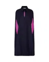 Serena Bute Wool Cape - Midnight Navy