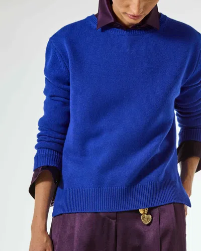 Serena Bute Wool Cashmere Round Neck Jumper