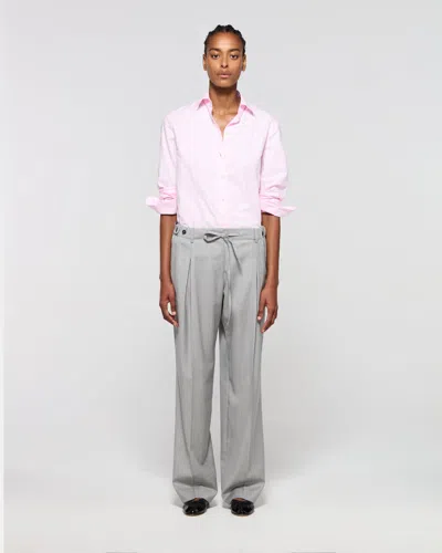 Serena Bute Wool Side Tab Jogger In Gray