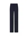 Serena Bute Wool Tapered Trouser - Navy In Blue