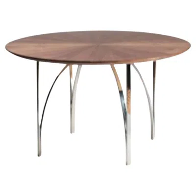 Pre-owned Serena Confalonieri Archie Canaletto Walnut Table By  In Brown