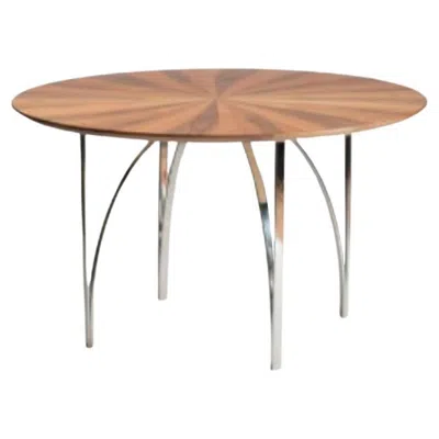 Pre-owned Serena Confalonieri Archie European Walnut Table By  In Brown