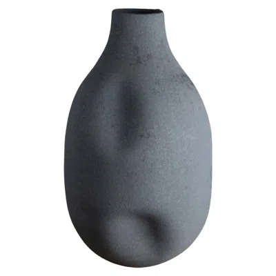 Pre-owned Serena Confalonieri Maxivases Antracit Vase By Roman Sedina In Transparent