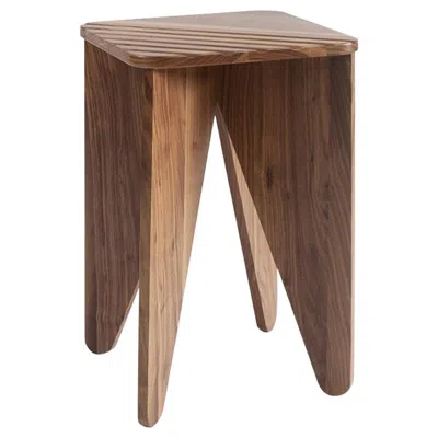 Pre-owned Serena Confalonieri Yoko Coffe Table, In Canaletto Walnut, By  For Medulum In Brown
