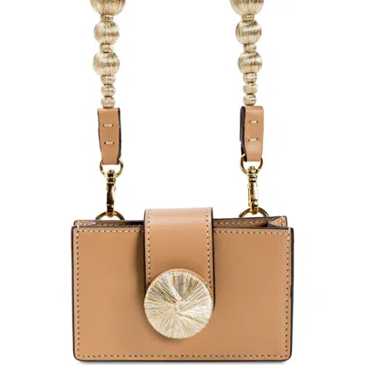 Serena Uziyel Alessa Cappucino Card Holder