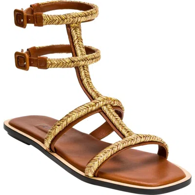 Serena Uziyel Darcia Camello Flat Gladiator Sandal