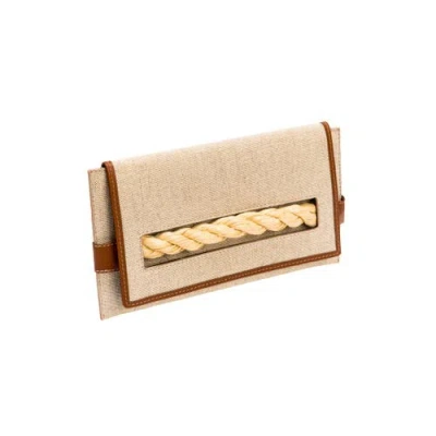 Serena Uziyel Thory Natural & Camello Envelope Clutch