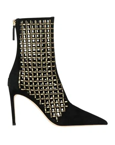 Serena Uziyel Woman Ankle Boots Black Size 8 Leather