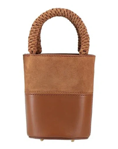 Serena Uziyel Woman Handbag Camel Size - Leather In Beige