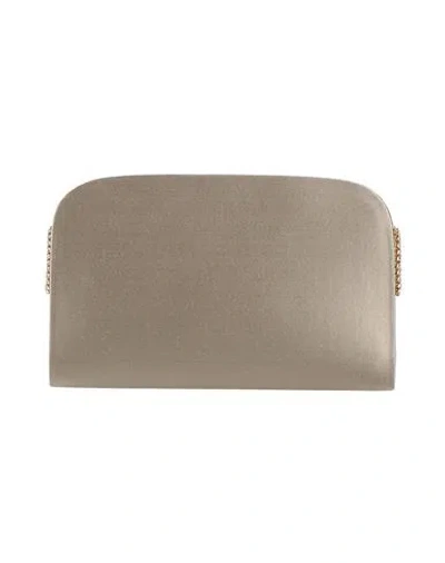Serena Uziyel Woman Handbag Taupe Size - Textile Fibers In Grey