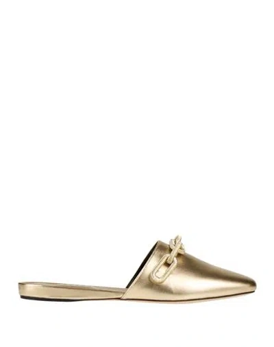 Serena Uziyel Woman Mules & Clogs Gold Size 8 Leather