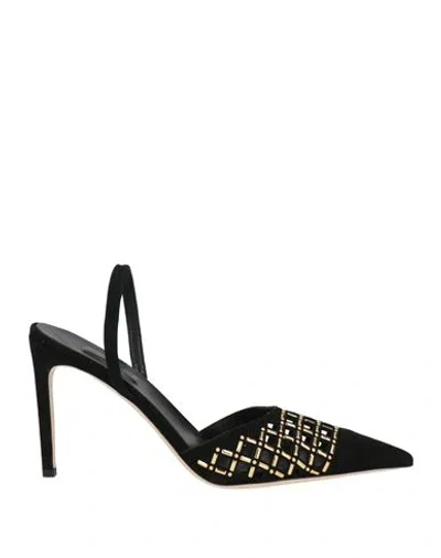 Serena Uziyel Woman Pumps Black Size 8 Leather