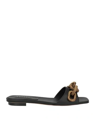 Serena Uziyel Woman Sandals Black Size 7.5 Leather