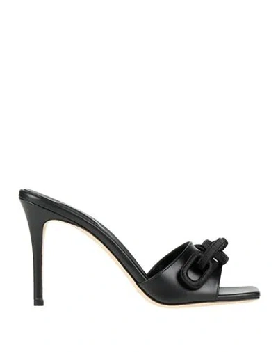 Serena Uziyel Woman Sandals Black Size 8 Leather