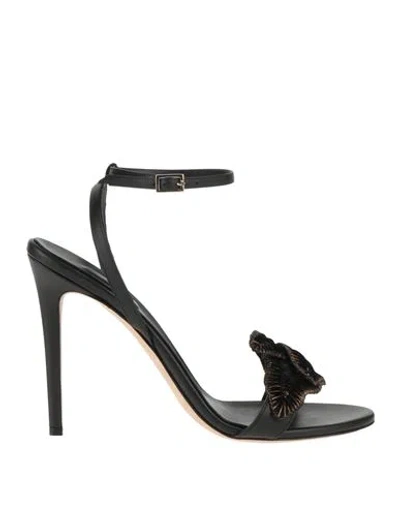 Serena Uziyel Woman Sandals Black Size 8 Leather