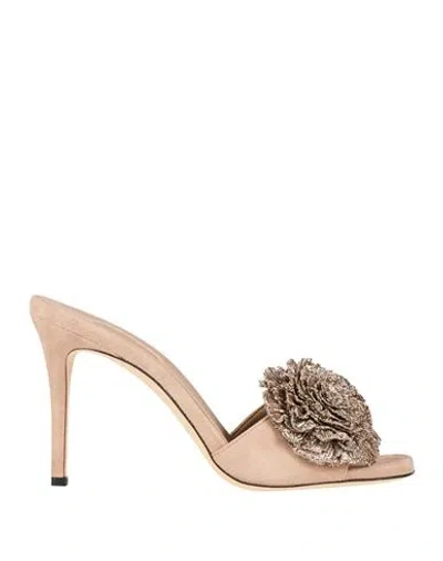 Serena Uziyel Woman Sandals Blush Size 8 Leather In Neutral