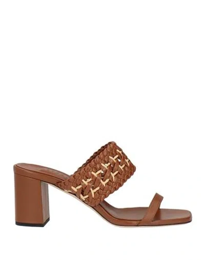 Serena Uziyel Woman Sandals Brown Size 8 Leather