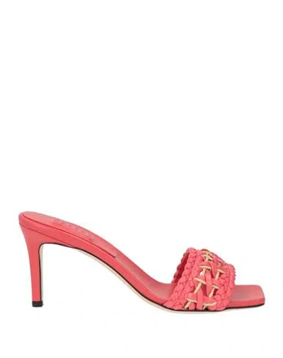 Serena Uziyel Woman Sandals Coral Size 9 Leather